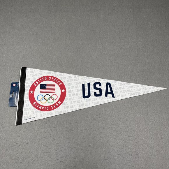United Sates Olympic Team Pennant WinCraft Team USA 12" x 30" Premium - Picture 1 of 8